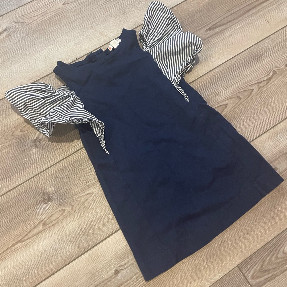 Crewcuts Cold Shoulder Flutter Sleeve Dress
